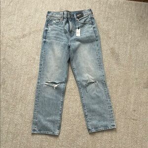 High Rise Straight Ankle Express Jeans